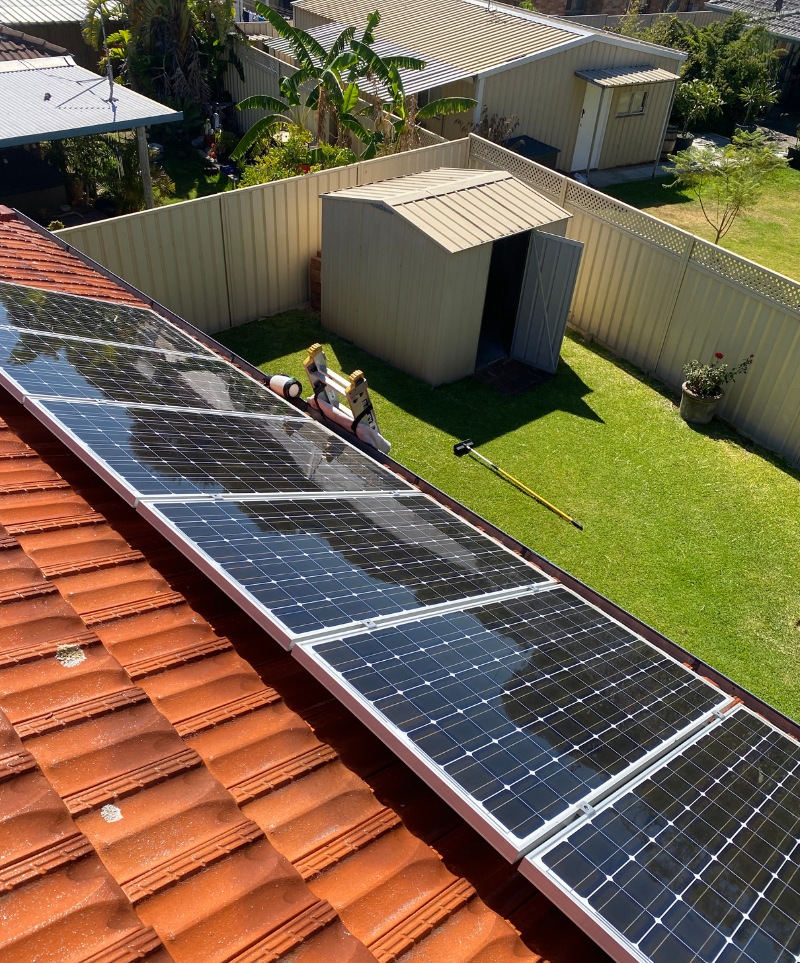 Solar Panel Cleaning Service in Bunbury